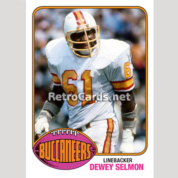1976T Dewey Selmon Tampa Bay Buccaneers