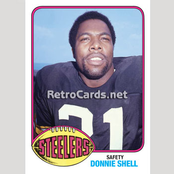 1976T Donnie Shell Pittsburgh Steelers