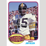 1976T Jim Allen Pittsburgh Steelers
