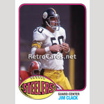1976T Jim Clack Pittsburgh Steelers