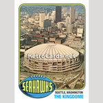 1976T Kingdome Seattle Seahawks
