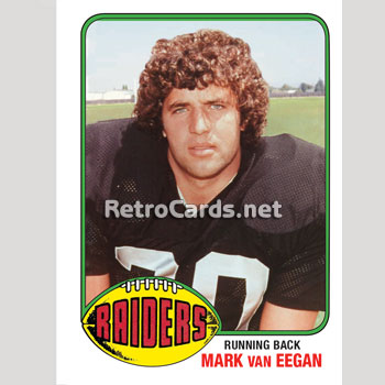 1976T Mark van Eegan Oakland Raiders