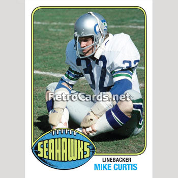 1976T Mike Curtis Seattle Seahawks