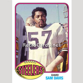 1976T Sam Davis Pittsburgh Steelers
