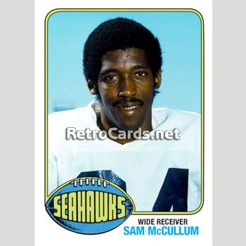 1976T Sam McCullum Seattle Seahawks
