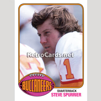 1976T Steve Spurrier Tampa Bay Buccaneers – RetroCards