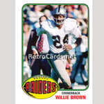 1976T Willie Brown Oakland Raiders