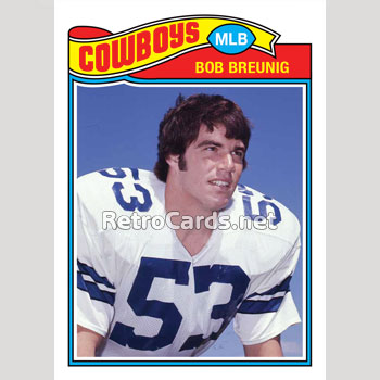 1977T Bob Breunig Dallas Cowboys