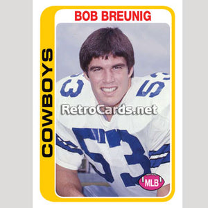 1978T Bob Breunig Dallas Cowboys