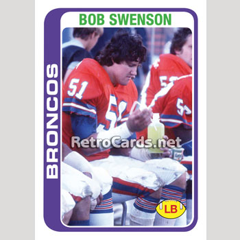 1978T Bob Swenson Denver Broncos