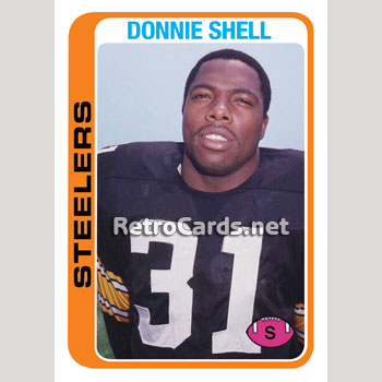 1978T Donnie Shell Pittsburgh Steelers