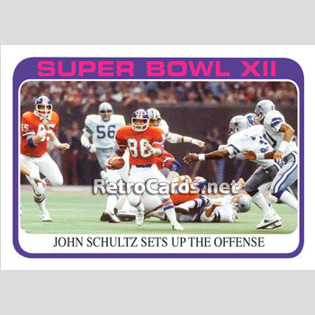 1978T Highlight John Schultz Denver Broncos