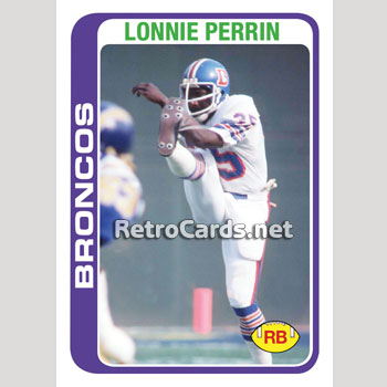 1978T Lonnie Perrin Denver Broncos