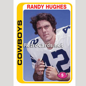 1978T Randy Hughes Dallas Cowboys