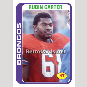 1978T Rubin Carter Denver Broncos