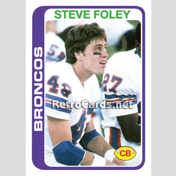 1978T Steve Foley Denver Broncos