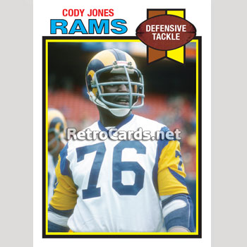 1979T Cody Jones Los Angeles Rams