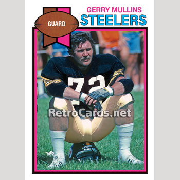 1979T Gerry Mullins Pittsburgh Steelers