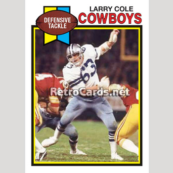 1979T Larry Cole Dallas Cowboys