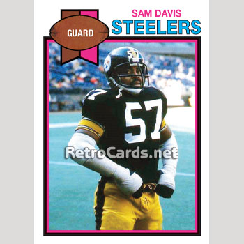 1979T Sam Davis Pittburgh Steelers