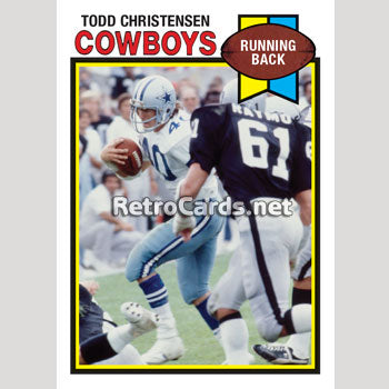 1979T Todd Christensen Dallas Cowboys