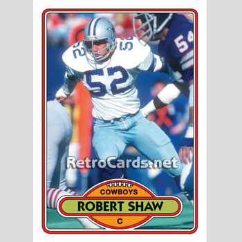 1980T Robert Shaw Dallas Cowboys