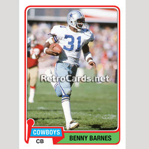 1981T Benny Barnes Dallas Cowboys