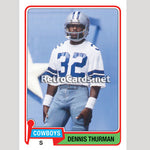 1981T Dennis Thurman Dallas Cowboys