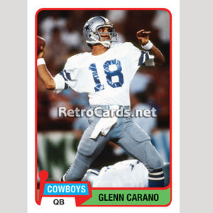 1981T Glenn Carano Dallas Cowboys
