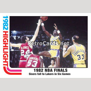 1982-83T Finals Los Angeles Laker vs. Philadelphia 76ers