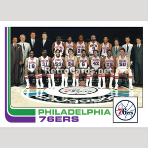 1982-83T Philadelphia 76ers Team