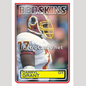 1983T Darryl Grant Washington Redskins