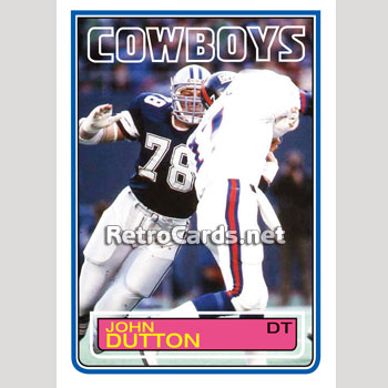 1983T John Dutton Dallas Cowboys