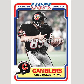 1984T Greg Moser Houston Gamblers