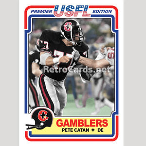 1984T Pete Catan Houston Gamblers