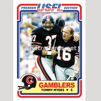 1984T Tommy Myers Houston Gamblers