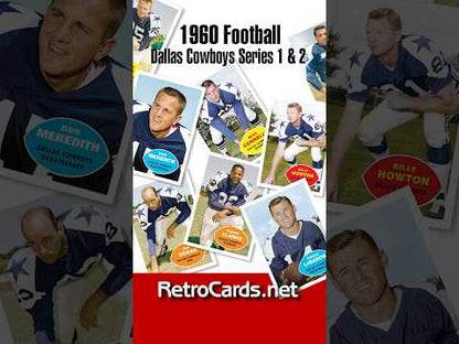 1960T Dallas Cowboys RetroCards Set • series 1