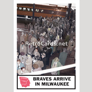 1953J Braves Arrive In Milwaukee