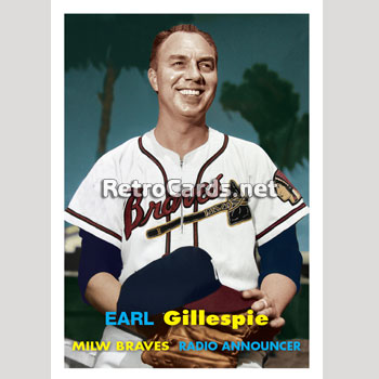 1957T Milwaukee Braves RetroCards Set