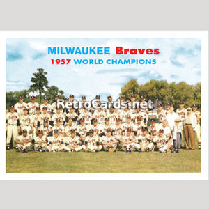 1957T Team Milwaukee Braves