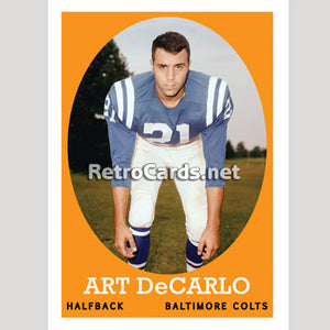 1958T Art DeCarlo Baltimore Colts