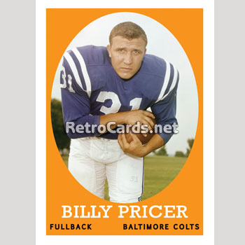 1958T Baltimore Colts RetroCards Set