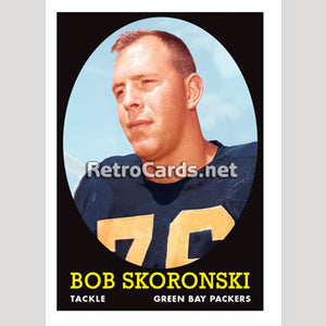1958T Bob Skoronski Green Bay Packers