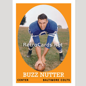 1958T Buzz Nutter Baltimore Colts
