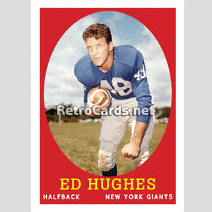 1958T Ed Hughes New York Giants