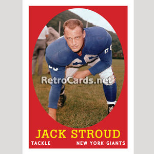 1958T Jack Stroud New York Giants