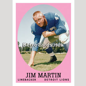 1958T Jim Martin Detroit Lions