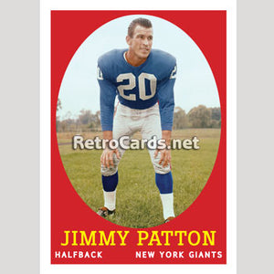 1958T Jimmy Patton New York Giants