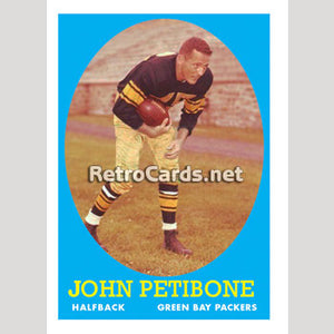 1958T John Petitbon Green Bay Packers