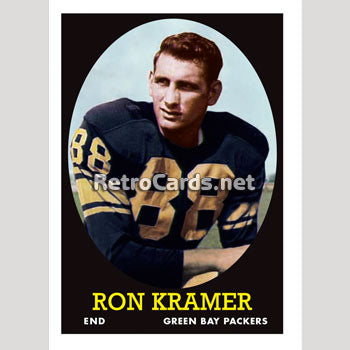 1958T Ron Kramer Green Bay Packers – RetroCards